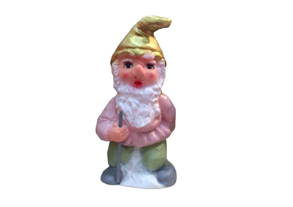 Garden Gnome Seppl 30cm Gold Mix