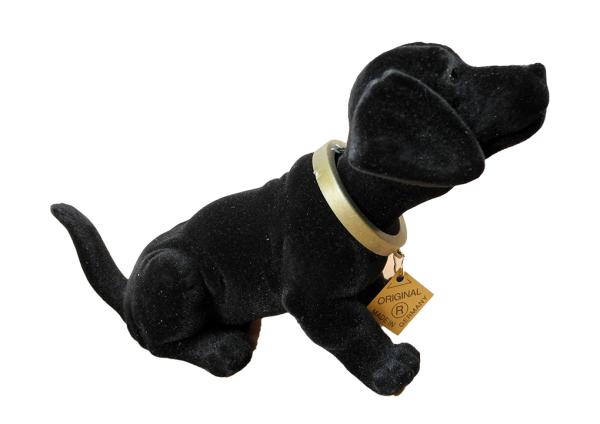 WA-DA-02-Black, Wackeldackel Black Satin