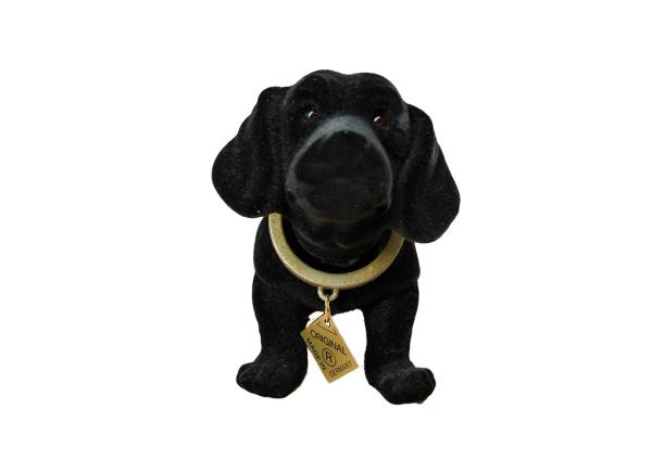 WA-DA-02-Black, Wackeldackel Black Satin