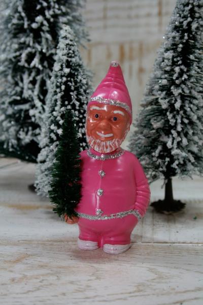 Wackel-Weihnachtsmann Pink